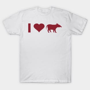 I love tapirs gift idea baby lover T-Shirt